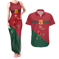 Portuguese Footballer Memorial Couples Matching Tank Maxi Dress and Hawaiian Shirt Forever 20 The Heart Still Beats - Wonder Print Shop