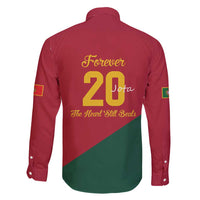 Portuguese Footballer Memorial Family Matching Short Sleeve Bodycon Dress and Hawaiian Shirt Forever 20 The Heart Still Beats - Wonder Print Shop