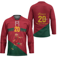 Portuguese Footballer Memorial Hockey Jersey Forever 20 The Heart Still Beats - Wonder Print Shop