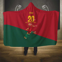 Portuguese Footballer Memorial Hooded Blanket Forever 20 The Heart Still Beats - Wonder Print Shop