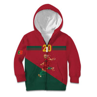 Portuguese Footballer Memorial Kid Hoodie Forever 20 The Heart Still Beats - Wonder Print Shop