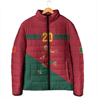 Portuguese Footballer Memorial Padded Jacket Forever 20 The Heart Still Beats - Wonder Print Shop