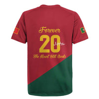 Portuguese Footballer Memorial Rugby Jersey Forever 20 The Heart Still Beats - Wonder Print Shop
