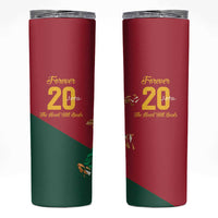 Portuguese Footballer Memorial Skinny Tumbler Forever 20 The Heart Still Beats - Wonder Print Shop