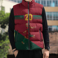 Portuguese Footballer Memorial Sleeveless Puffer Jacket Forever 20 The Heart Still Beats - Wonder Print Shop