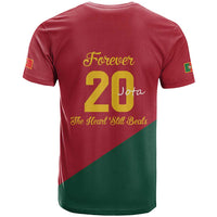Portuguese Footballer Memorial T Shirt Forever 20 The Heart Still Beats - Wonder Print Shop