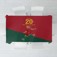 Portuguese Footballer Memorial Tablecloth Forever 20 The Heart Still Beats - Wonder Print Shop