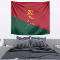 Portuguese Footballer Memorial Tapestry Forever 20 The Heart Still Beats - Wonder Print Shop
