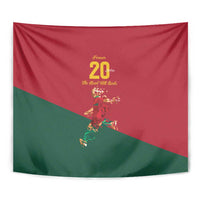 Portuguese Footballer Memorial Tapestry Forever 20 The Heart Still Beats - Wonder Print Shop