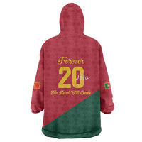 Portuguese Footballer Memorial Wearable Blanket Hoodie Forever 20 The Heart Still Beats - Wonder Print Shop