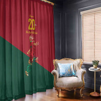 Portuguese Footballer Memorial Window Curtain Forever 20 The Heart Still Beats - Wonder Print Shop