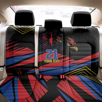 Custom Caribbean Cricket Antigua and Barbuda Back Car Seat Cover - Wonder Print Shop