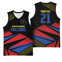 Custom Caribbean Cricket Antigua and Barbuda Basketball Jersey - Wonder Print Shop