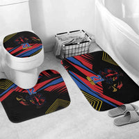Custom Caribbean Cricket Antigua and Barbuda Bathroom Set - Wonder Print Shop