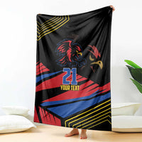 Custom Caribbean Cricket Antigua and Barbuda Blanket - Wonder Print Shop