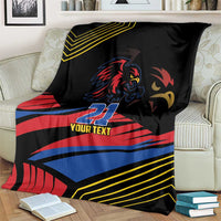 Custom Caribbean Cricket Antigua and Barbuda Blanket - Wonder Print Shop