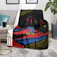 Custom Caribbean Cricket Antigua and Barbuda Blanket - Wonder Print Shop