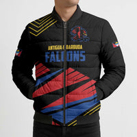 Custom Caribbean Cricket Antigua and Barbuda Bomber Puffer Jacket - Wonder Print Shop