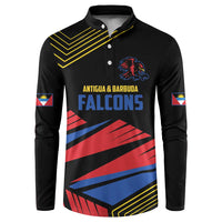 Custom Caribbean Cricket Antigua and Barbuda Button Sweatshirt - Wonder Print Shop