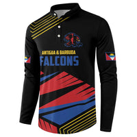 Custom Caribbean Cricket Antigua and Barbuda Button Sweatshirt - Wonder Print Shop