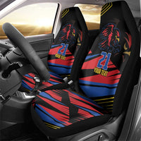 Custom Caribbean Cricket Antigua and Barbuda Car Seat Cover - Wonder Print Shop
