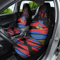Custom Caribbean Cricket Antigua and Barbuda Car Seat Cover - Wonder Print Shop