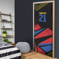 Custom Caribbean Cricket Antigua and Barbuda Door Cover - Wonder Print Shop