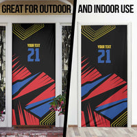 Custom Caribbean Cricket Antigua and Barbuda Door Cover - Wonder Print Shop
