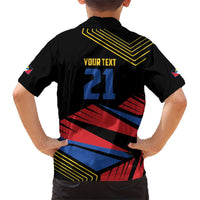 Custom Caribbean Cricket Antigua and Barbuda Family Matching Short Sleeve Bodycon Dress and Hawaiian Shirt - Wonder Print Shop