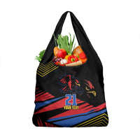 Custom Caribbean Cricket Antigua and Barbuda Grocery Bag - Wonder Print Shop