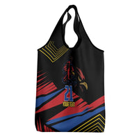 Custom Caribbean Cricket Antigua and Barbuda Grocery Bag - Wonder Print Shop