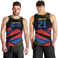 Custom Caribbean Cricket Antigua and Barbuda Men Tank Top - Wonder Print Shop