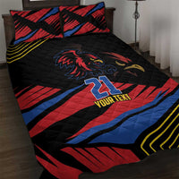 Custom Caribbean Cricket Antigua and Barbuda Quilt Bed Set - Wonder Print Shop
