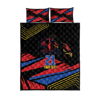 Custom Caribbean Cricket Antigua and Barbuda Quilt Bed Set - Wonder Print Shop