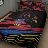 Custom Caribbean Cricket Antigua and Barbuda Quilt Bed Set - Wonder Print Shop