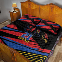 Custom Caribbean Cricket Antigua and Barbuda Quilt Bed Set - Wonder Print Shop