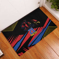 Custom Caribbean Cricket Antigua and Barbuda Rubber Doormat - Wonder Print Shop