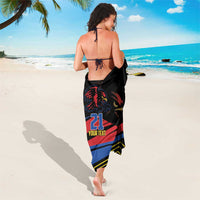 Custom Caribbean Cricket Antigua and Barbuda Sarong - Wonder Print Shop