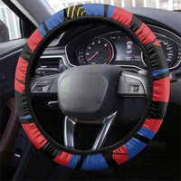 Caribbean Cricket Antigua and Barbuda Steering Wheel Cover - Wonder Print Shop