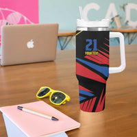 Custom Caribbean Cricket Antigua and Barbuda Tumbler With Handle - Wonder Print Shop