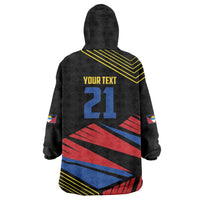 Custom Caribbean Cricket Antigua and Barbuda Wearable Blanket Hoodie - Wonder Print Shop