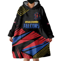 Custom Caribbean Cricket Antigua and Barbuda Wearable Blanket Hoodie - Wonder Print Shop