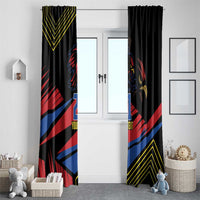 Custom Caribbean Cricket Antigua and Barbuda Window Curtain - Wonder Print Shop