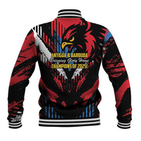 Caribbean Cricket Antigua and Barbuda Baseball Jacket First Crown Forever Proud - Wonder Print Shop