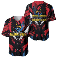 Caribbean Cricket Antigua and Barbuda Baseball Jersey First Crown Forever Proud - Wonder Print Shop