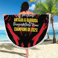 Caribbean Cricket Antigua and Barbuda Beach Blanket First Crown Forever Proud - Wonder Print Shop