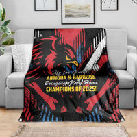 Caribbean Cricket Antigua and Barbuda Blanket First Crown Forever Proud - Wonder Print Shop