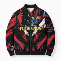 Caribbean Cricket Antigua and Barbuda Bomber Puffer Jacket First Crown Forever Proud - Wonder Print Shop