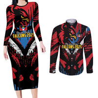 Caribbean Cricket Antigua and Barbuda Couples Matching Long Sleeve Bodycon Dress and Long Sleeve Button Shirt First Crown Forever Proud - Wonder Print Shop