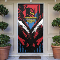 Caribbean Cricket Antigua and Barbuda Door Cover First Crown Forever Proud - Wonder Print Shop